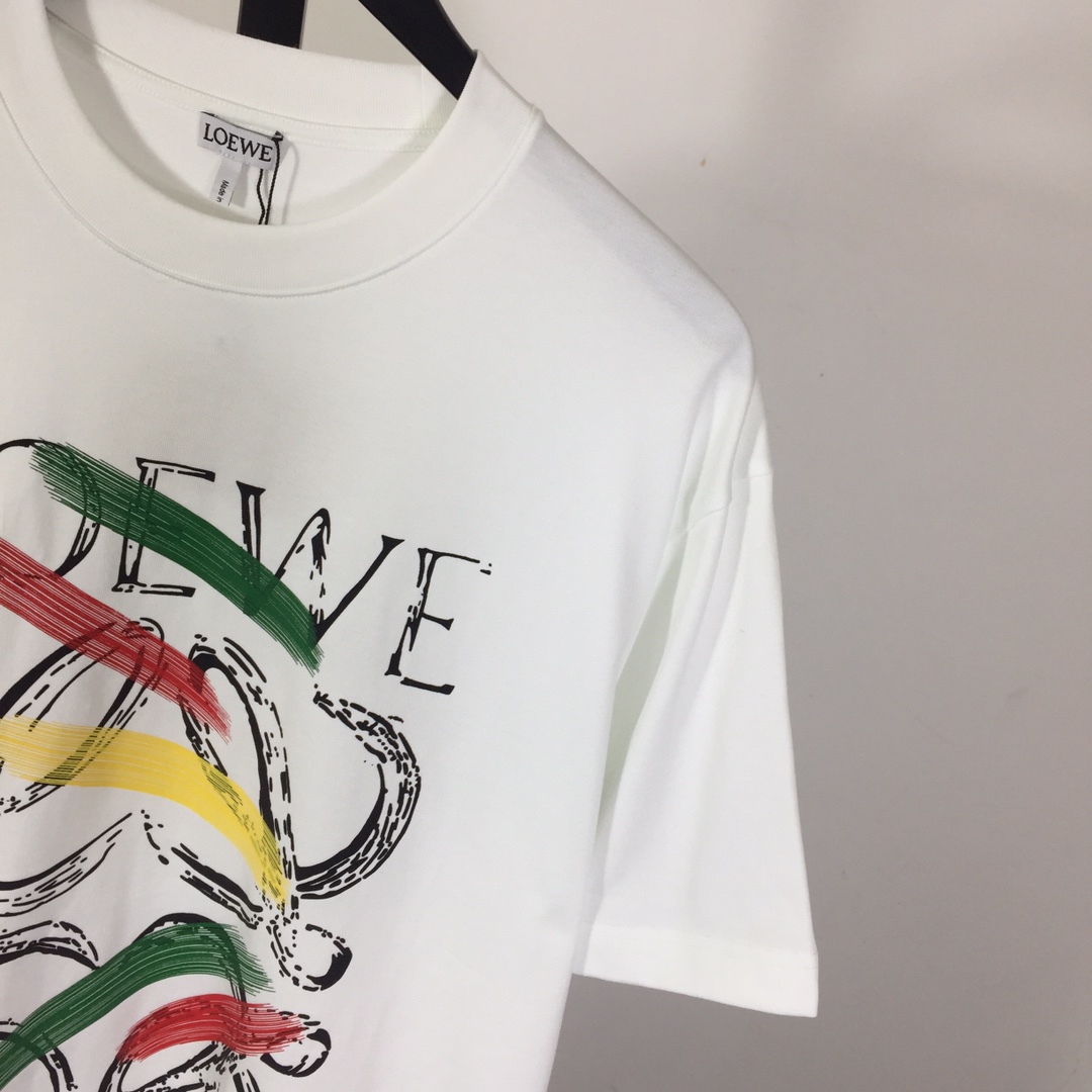Loewe Loose Fit T-shirt In Cotton - 