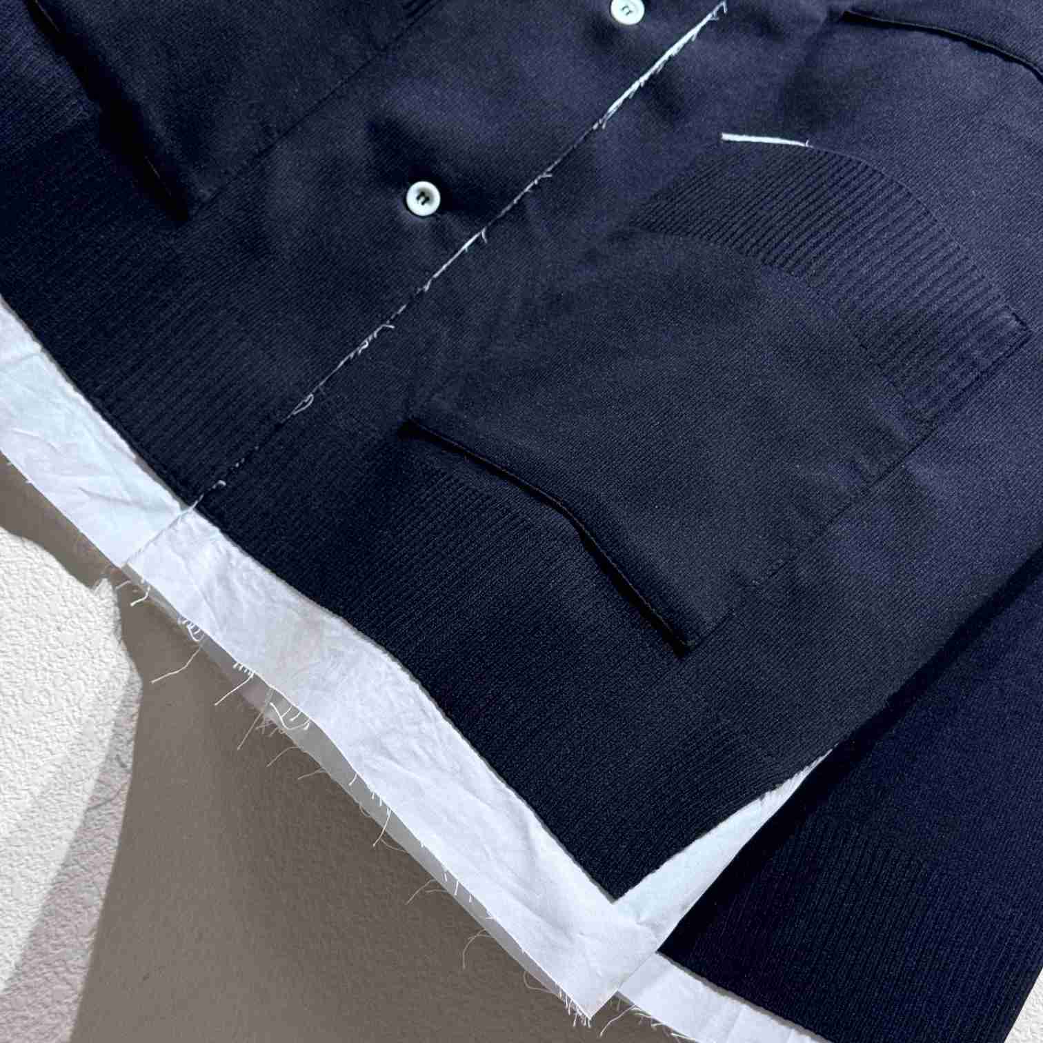 Miu Miu Knit And Poplin Shirt - PerfectKickZ