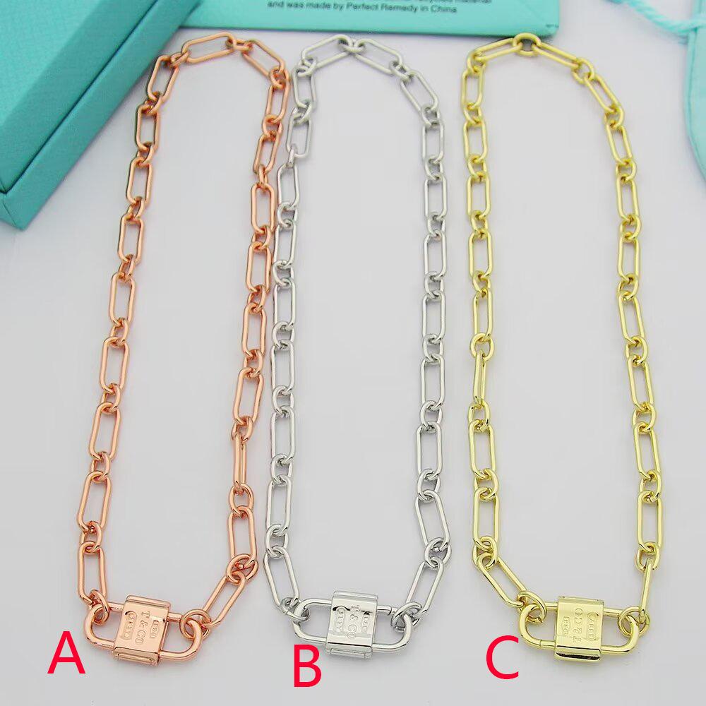 Tiffany 1837™ Double Lock Necklace - PerfectKickZ
