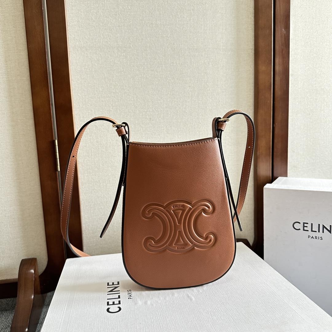 Celine Phone Pouch Heloise In Supple Calfskin - PerfectKickZ