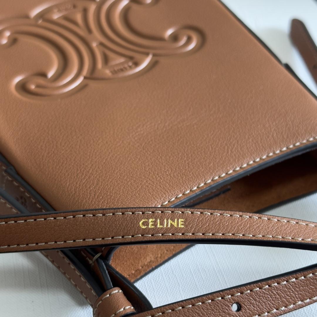 Celine Phone Pouch Heloise In Supple Calfskin - PerfectKickZ