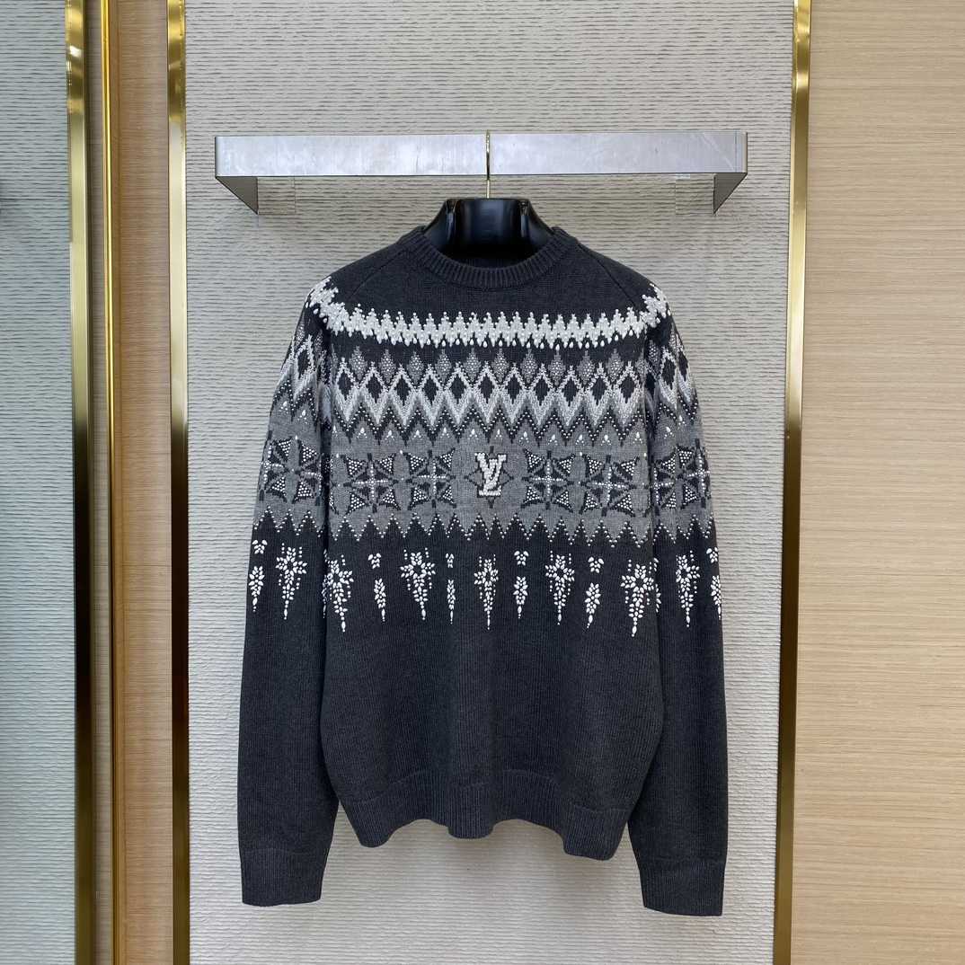 Louis Vuitton Embellished Wool-Cashmere Blend Pullove - PerfectKickZ