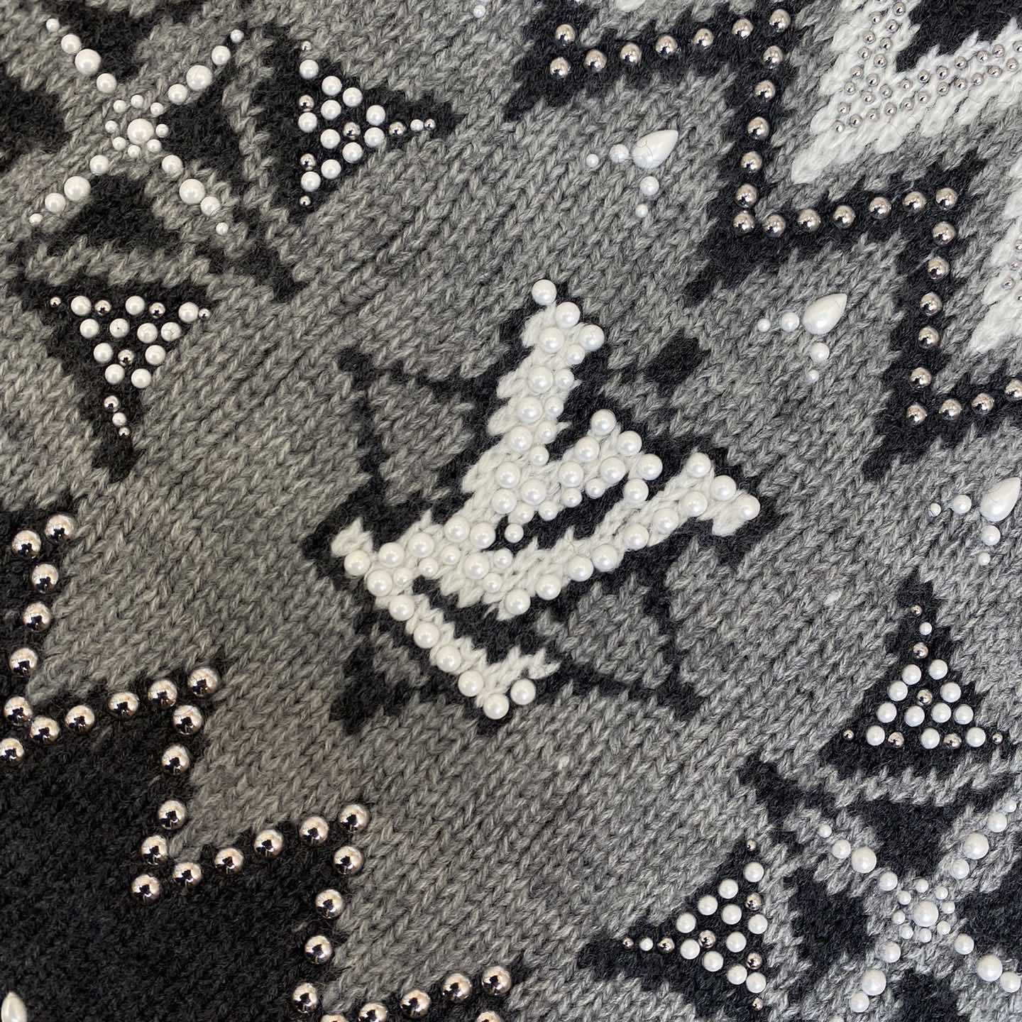 Louis Vuitton Embellished Wool-Cashmere Blend Pullove - PerfectKickZ