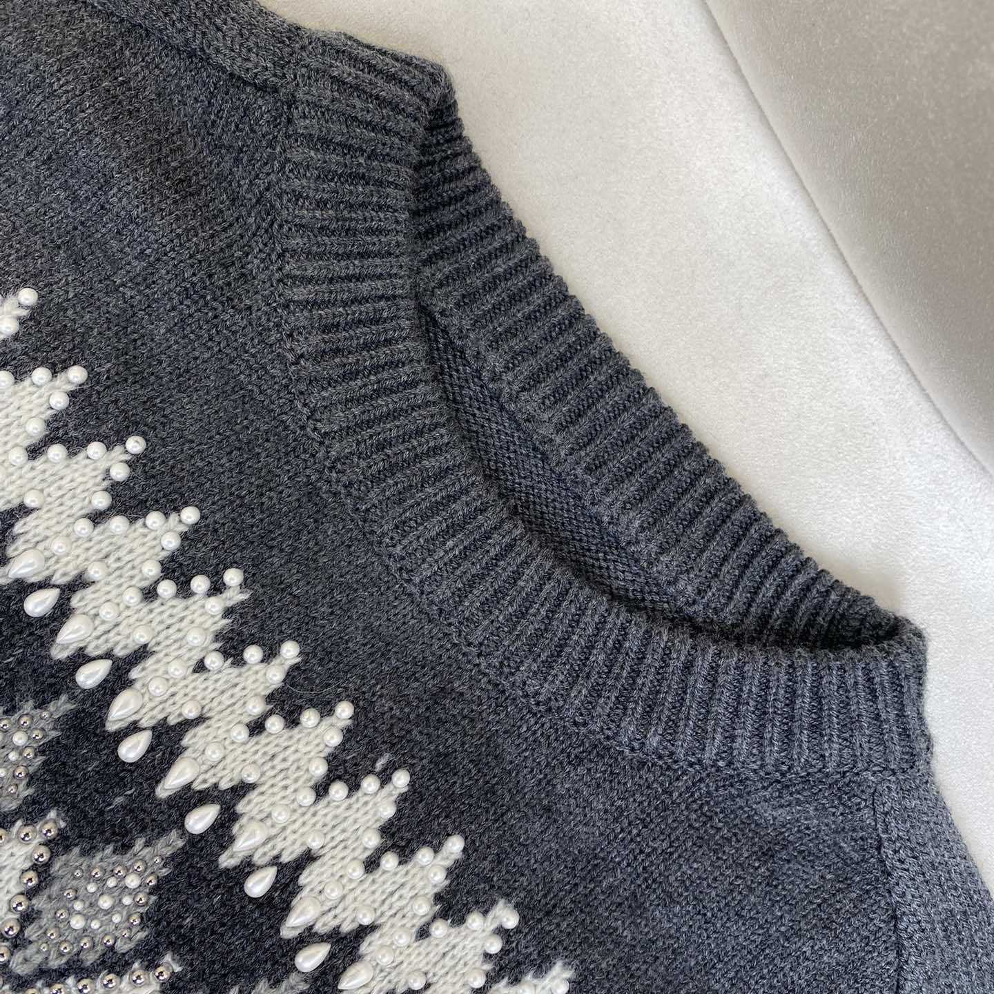 Louis Vuitton Embellished Wool-Cashmere Blend Pullove - PerfectKickZ