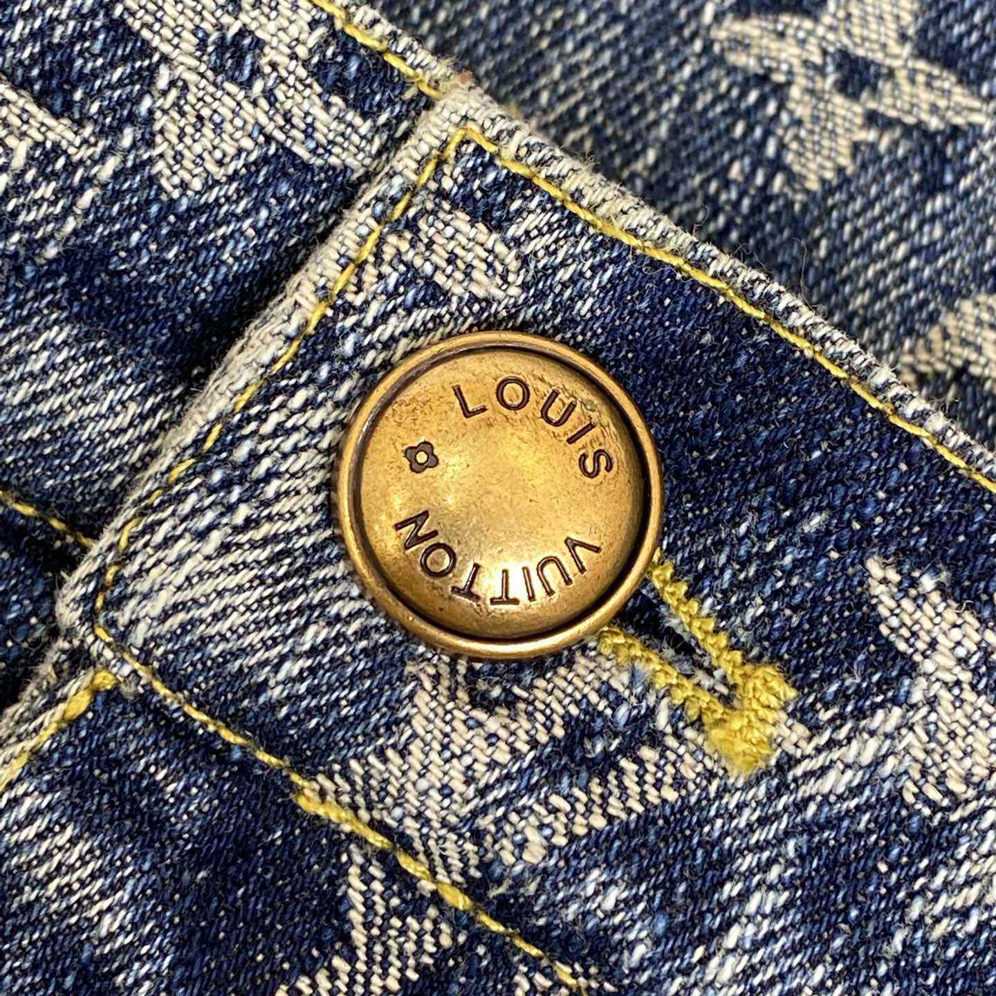 Louis Vuitton Monogram Denim Tailored Pants    1AGIV1 - PerfectKickZ