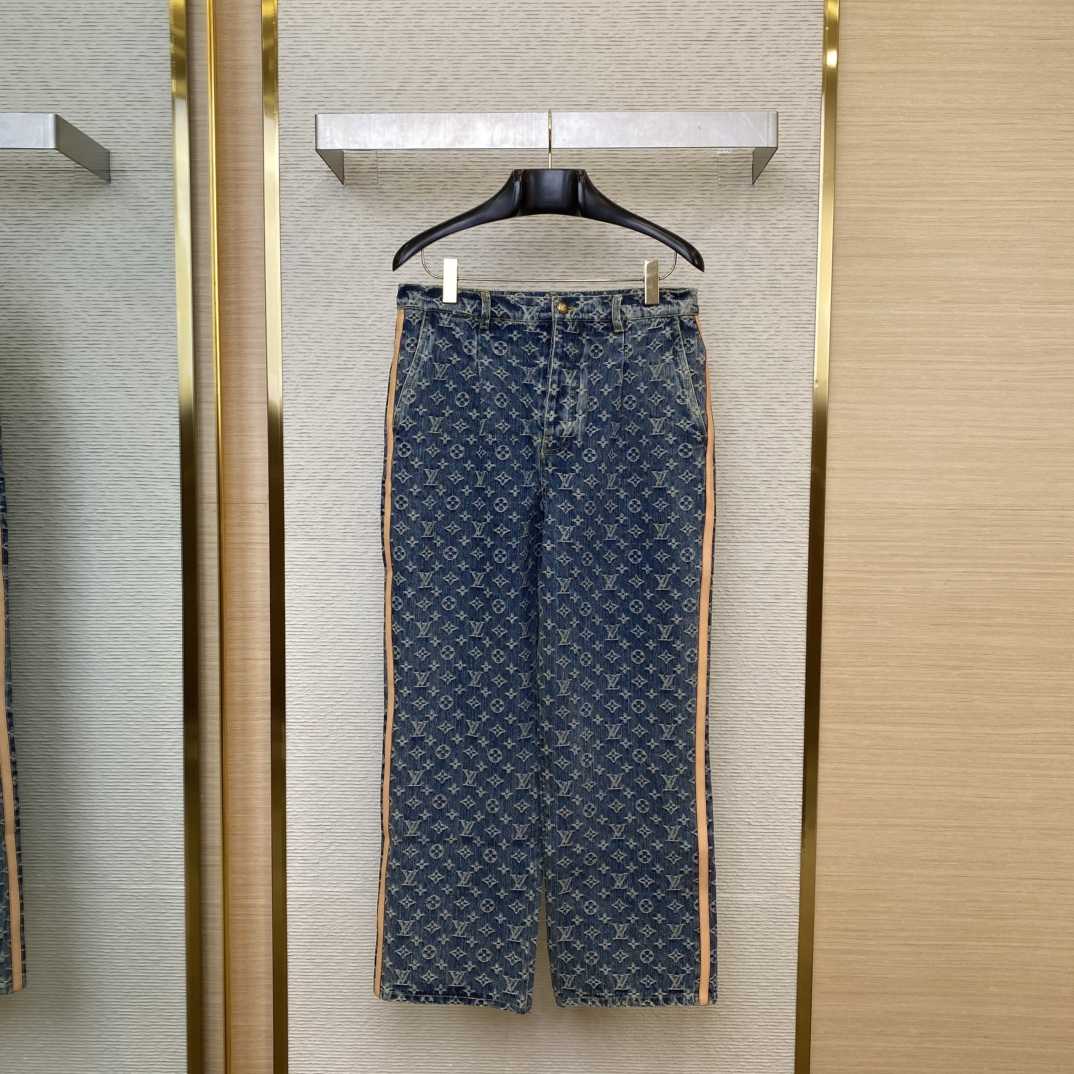 Louis Vuitton Monogram Denim Tailored Pants    1AGIV1 - PerfectKickZ