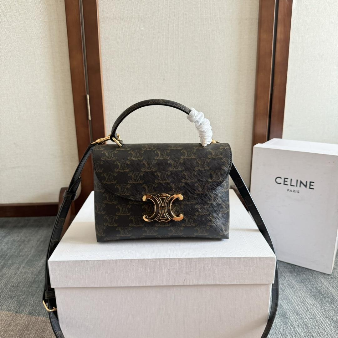 Celine Teen Nino Bag In Triomphe Canvas - PerfectKickZ