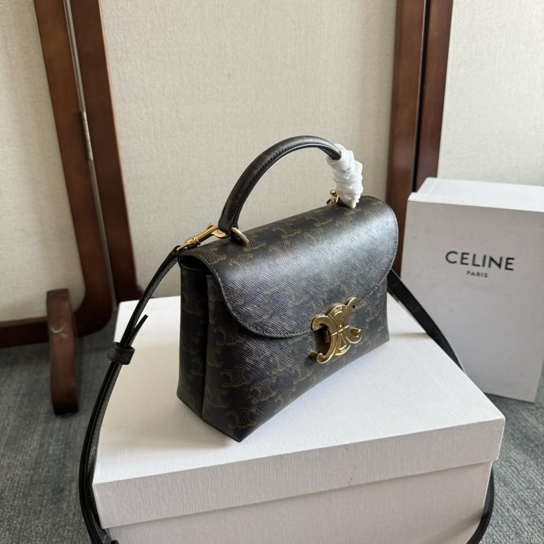 Celine Teen Nino Bag In Triomphe Canvas - PerfectKickZ