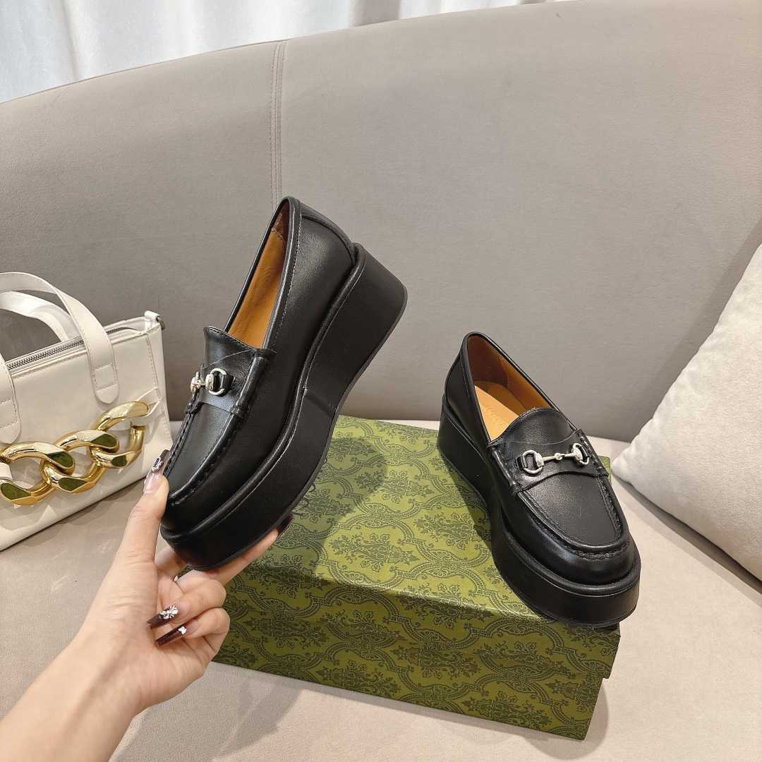 Gucci Women's Horsebit Wedge Loafer - PerfectKickZ