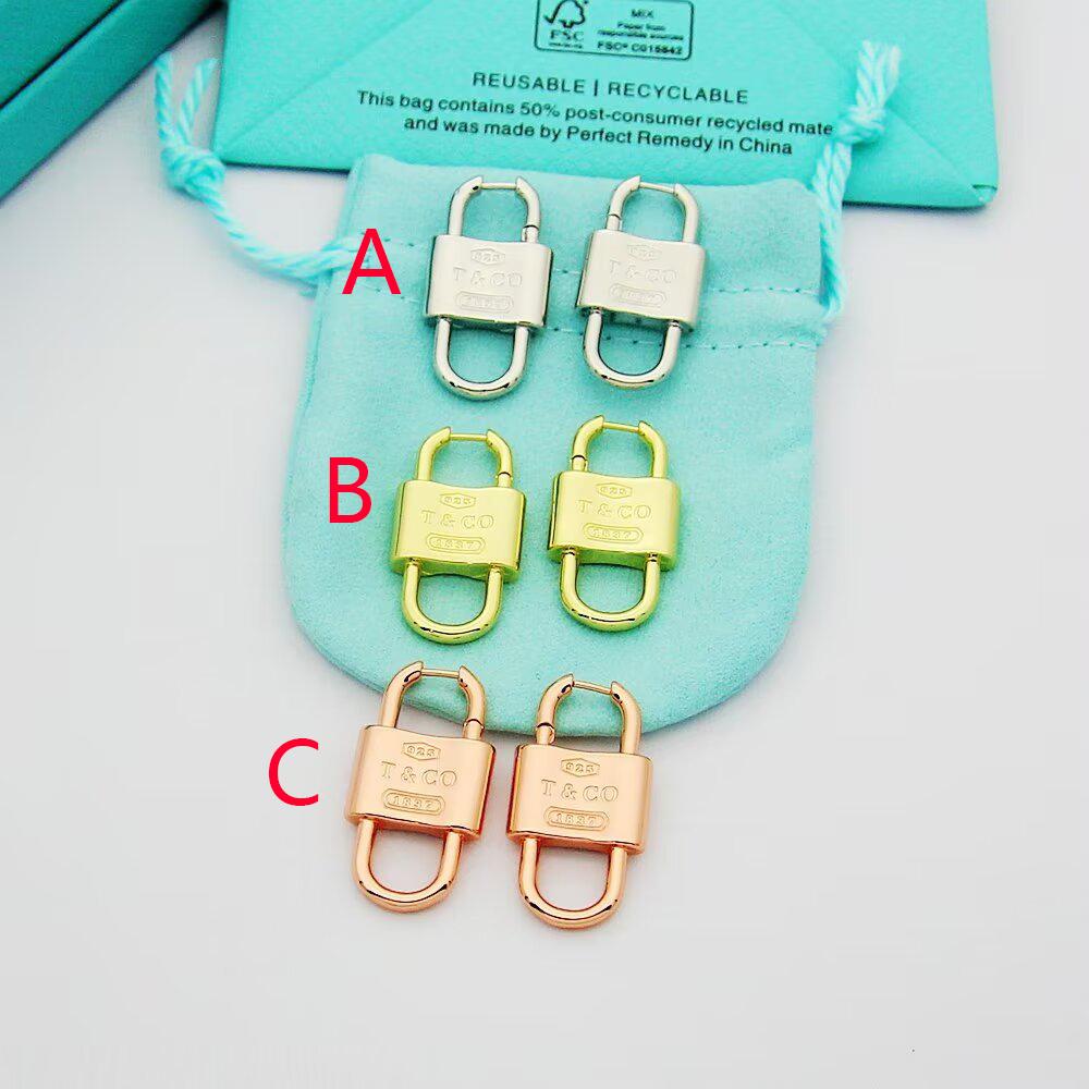 Tiffany & Co. Double Lock Drop Earrings - PerfectKickZ