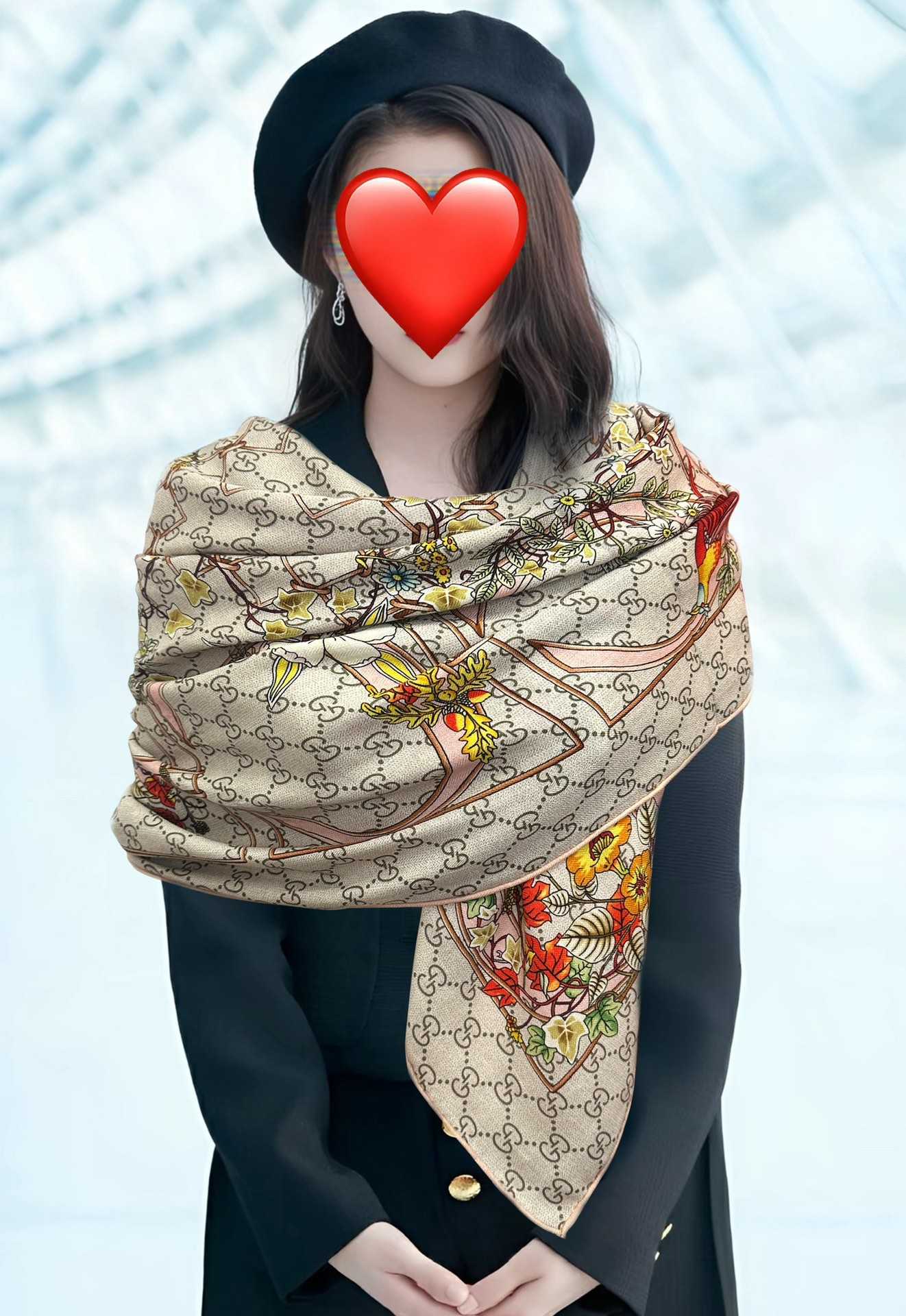 Gucci Scarf    140x140cm - PerfectKickZ