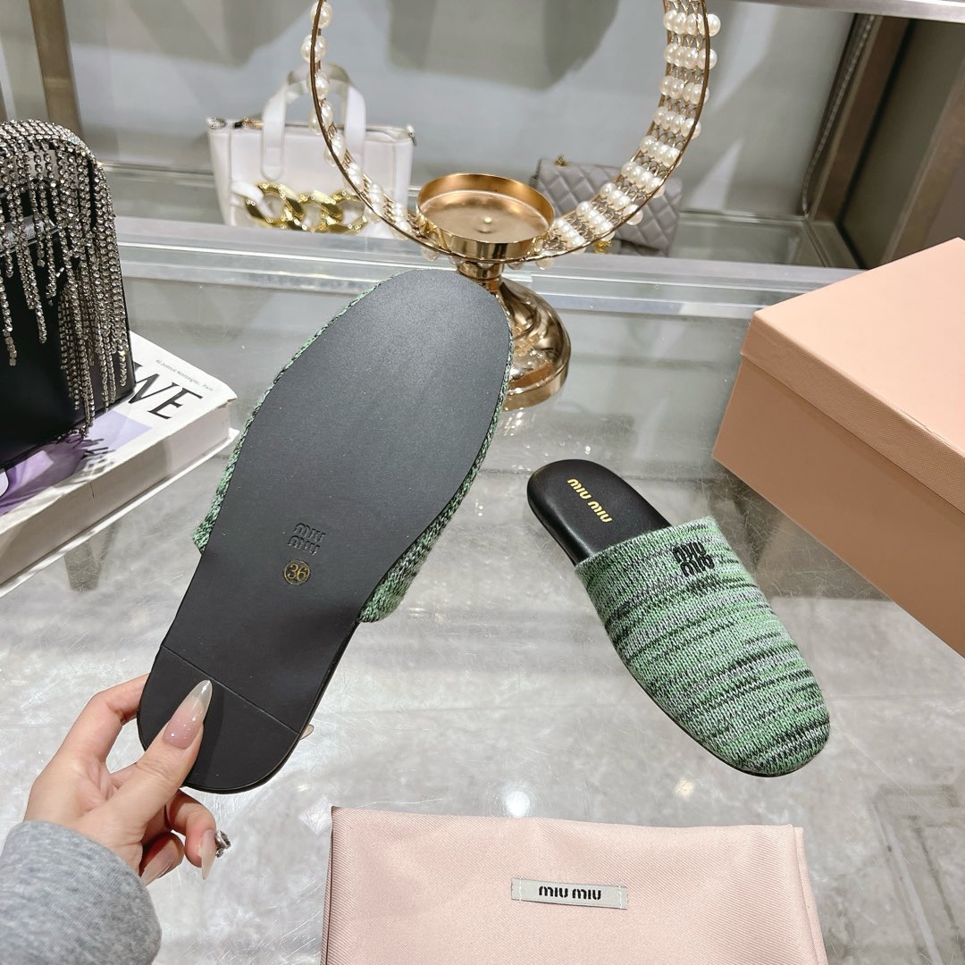 Miu Miu Wool slippers - PerfectKickZ