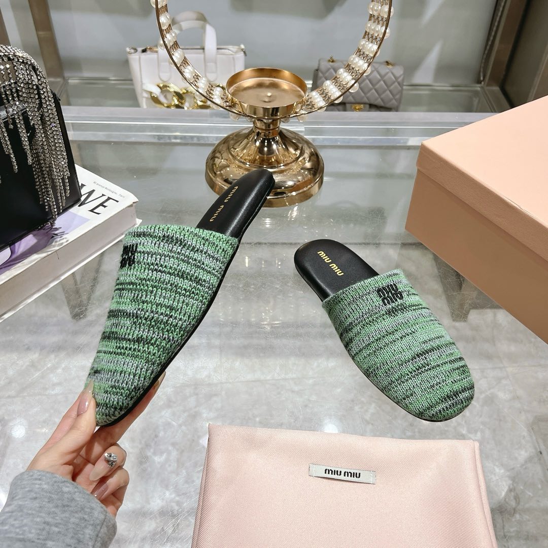 Miu Miu Wool slippers - PerfectKickZ