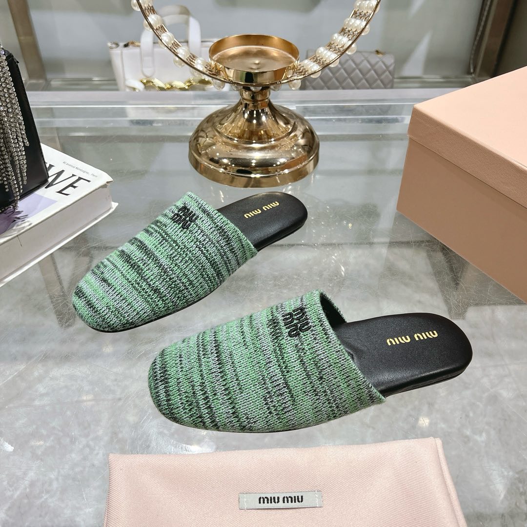 Miu Miu Wool slippers - PerfectKickZ