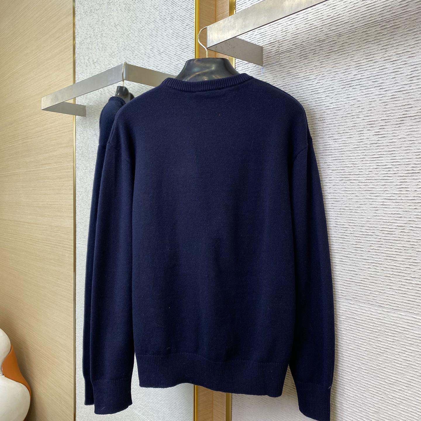 Gucci Wool Cashmere Sweater With Intarsia - PerfectKickZ