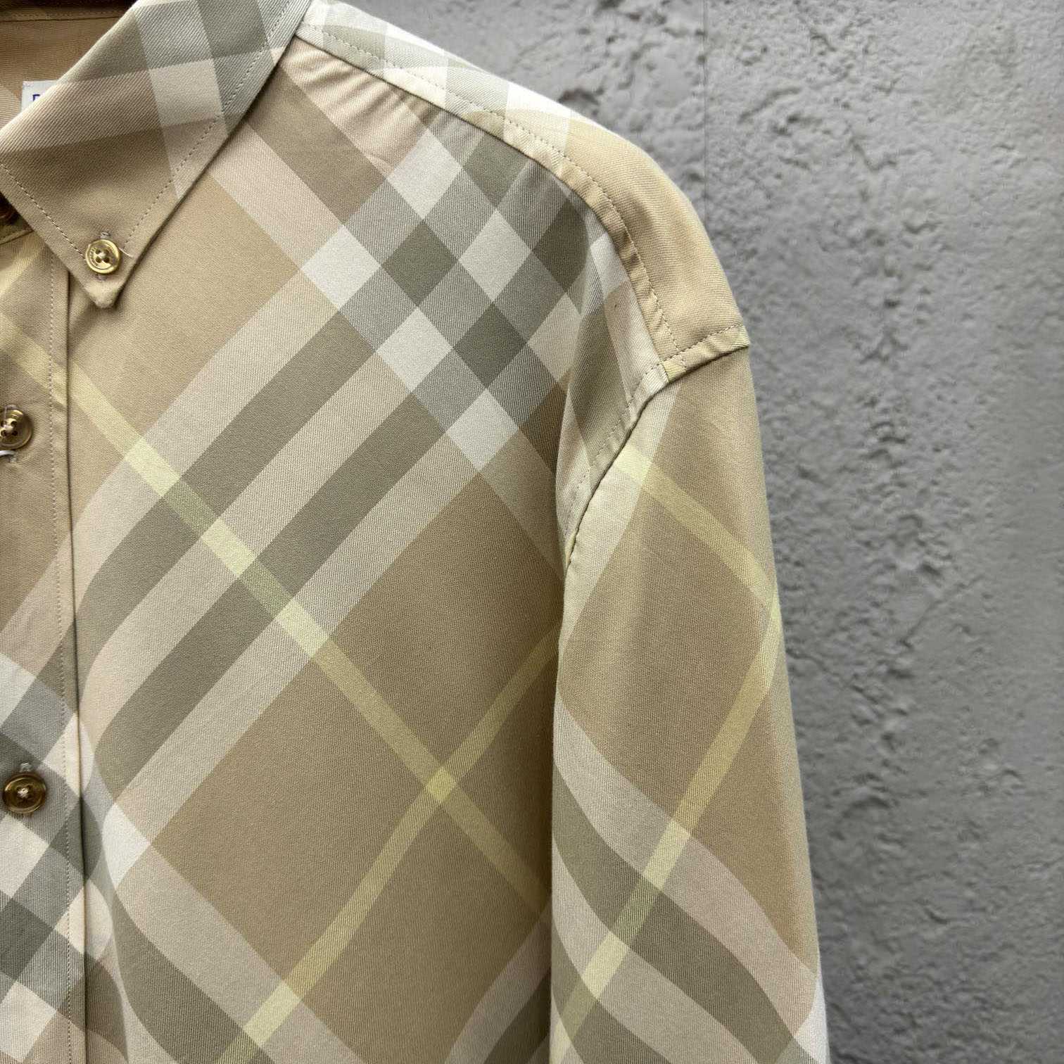 Burberry Vintage-check Cotton Shirt - PerfectKickZ