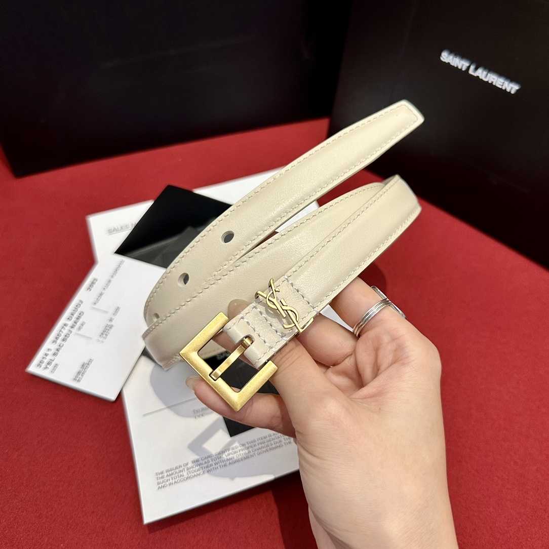 Saint Laurent Leather Belt     - PerfectKickZ