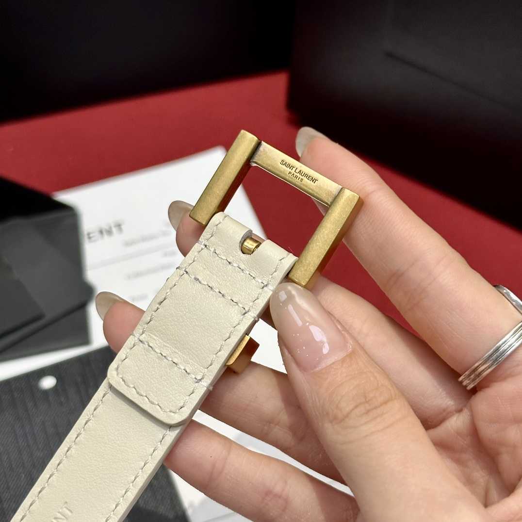 Saint Laurent Leather Belt     - PerfectKickZ