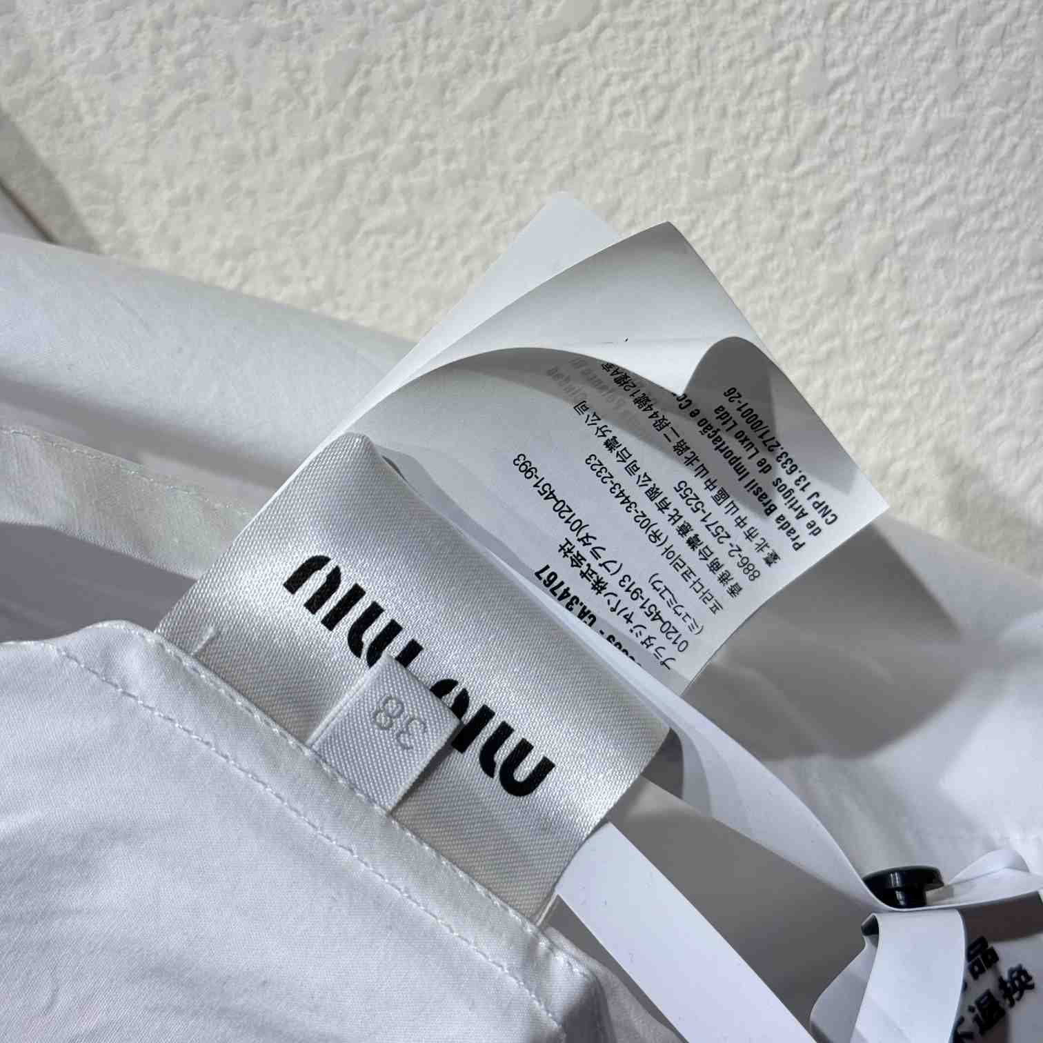 Miu Miu Poplin Shirt - PerfectKickZ
