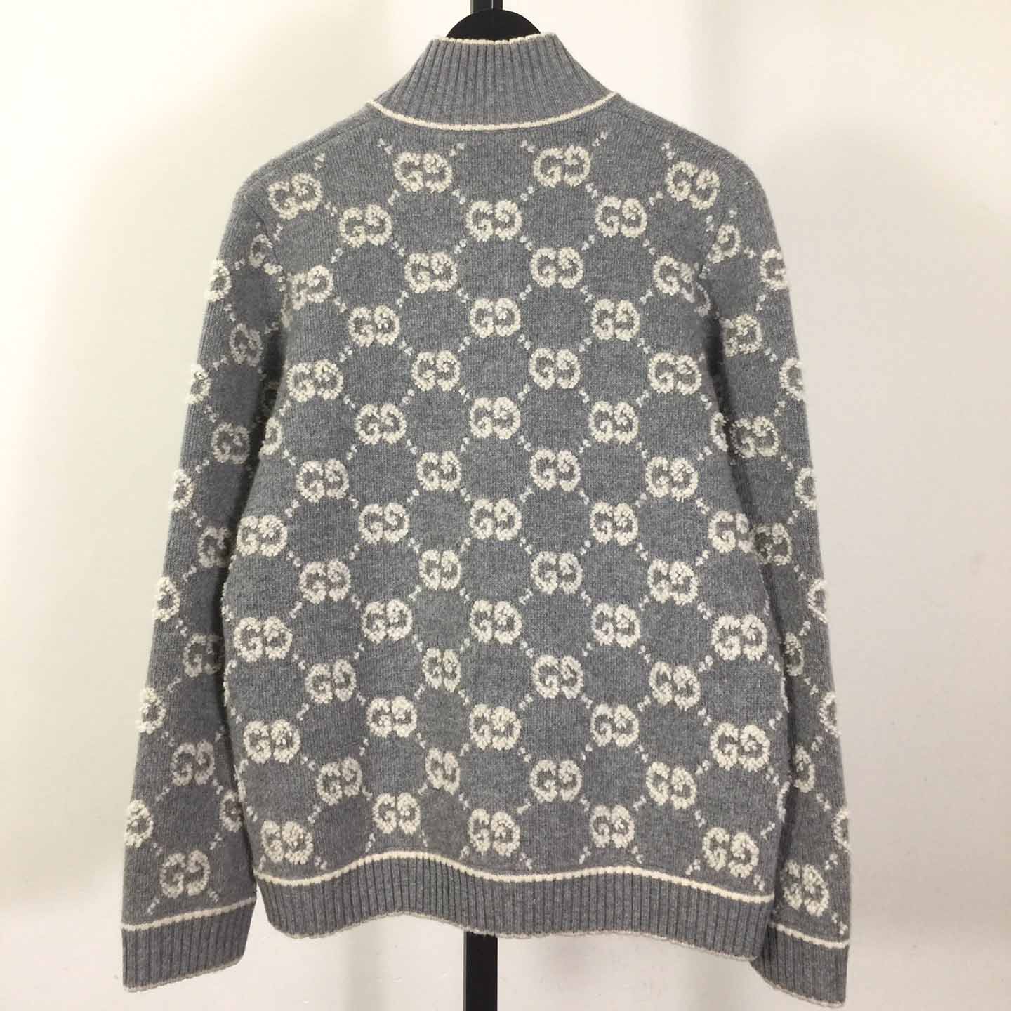 Gucci GG Wool Bouclé Jacquard Cardigan  - PerfectKickZ