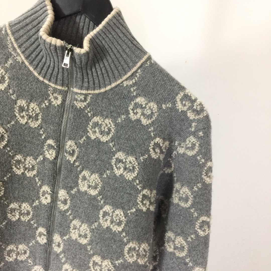 Gucci GG Wool Bouclé Jacquard Cardigan  - PerfectKickZ