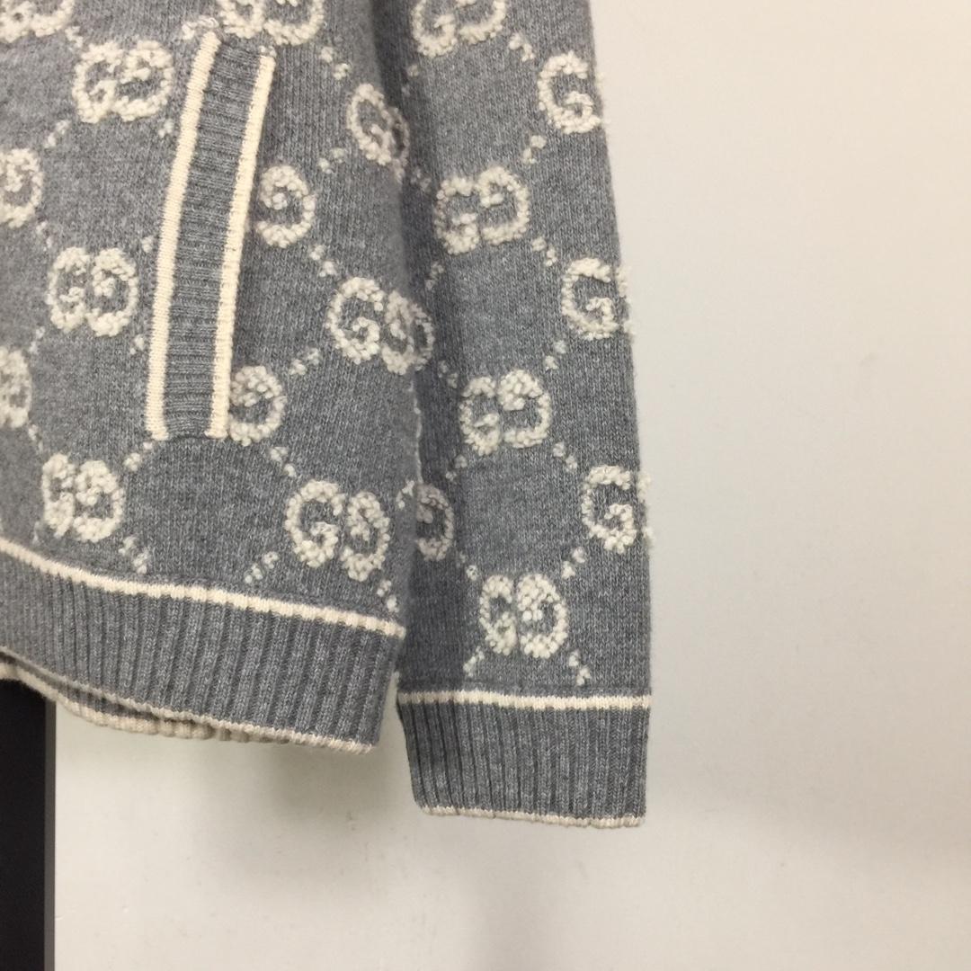Gucci GG Wool Bouclé Jacquard Cardigan  - PerfectKickZ