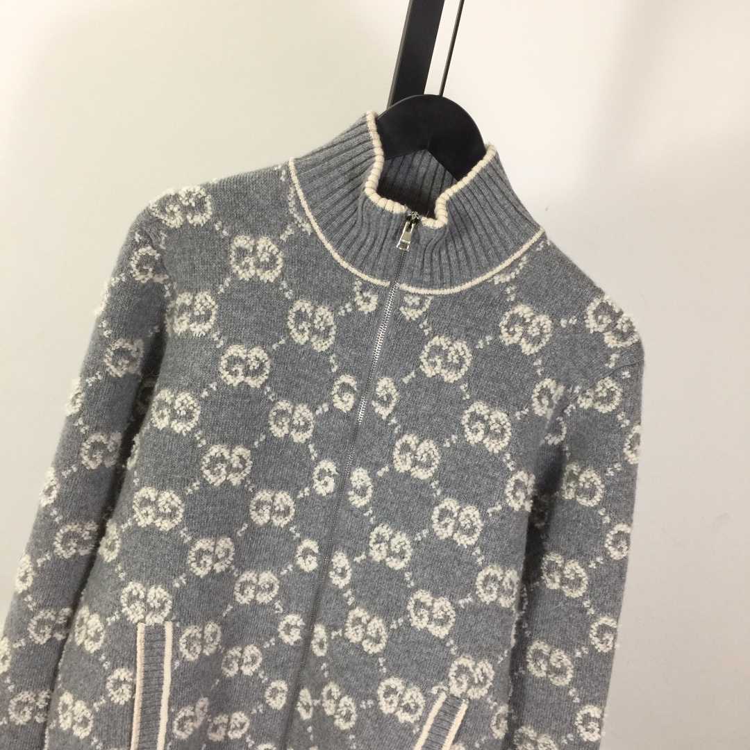 Gucci GG Wool Bouclé Jacquard Cardigan  - PerfectKickZ