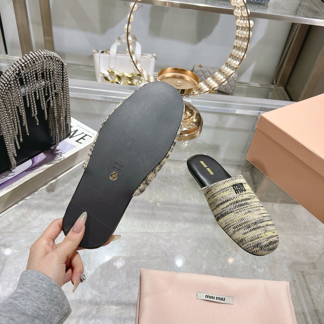 Miu Miu Wool slippers - PerfectKickZ