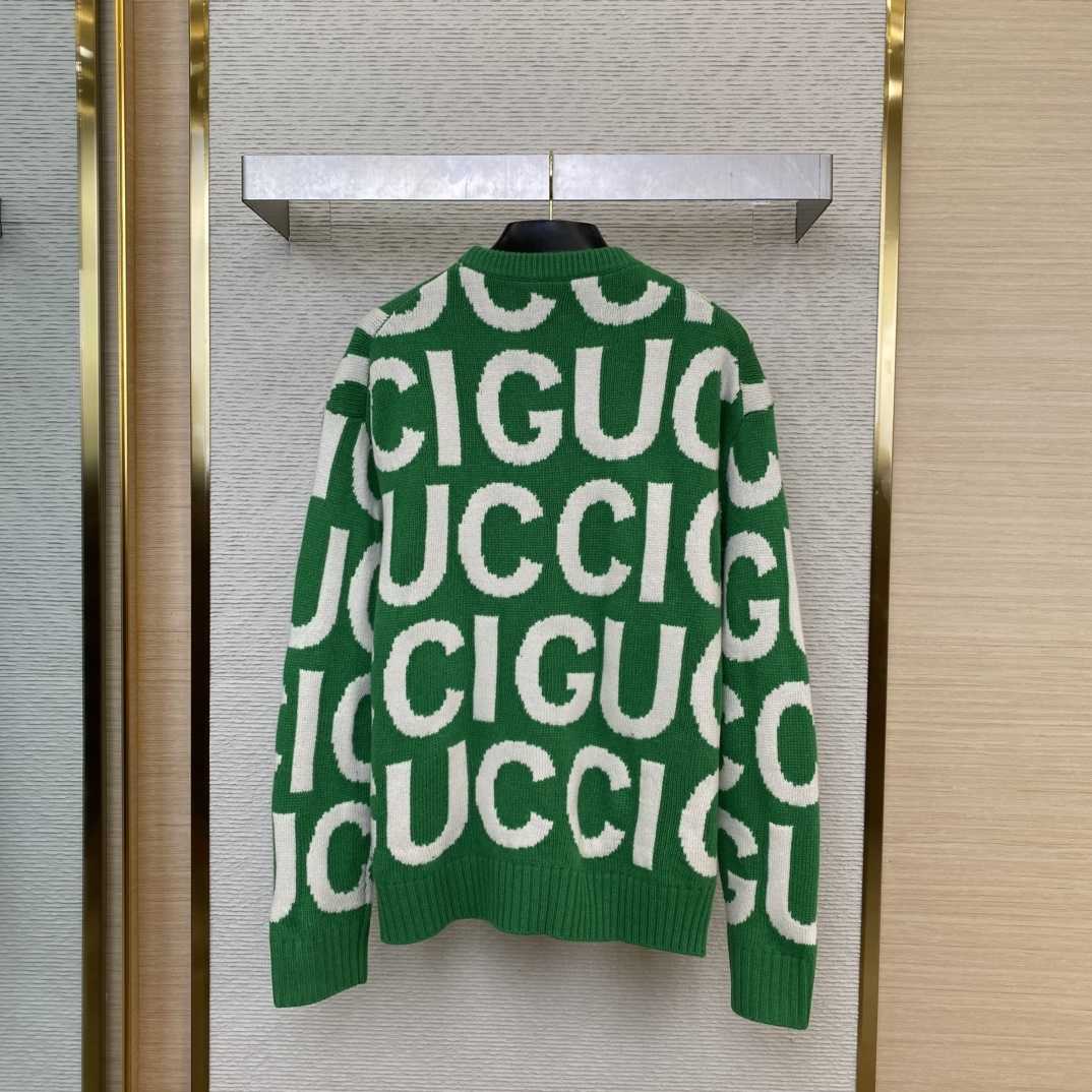 Gucci Logo-intarsia Wool Jumper - 