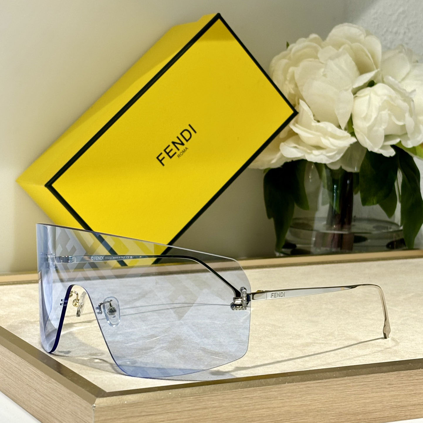 Fendi First Crystal Sunglasses     FE4121U - PerfectKickZ