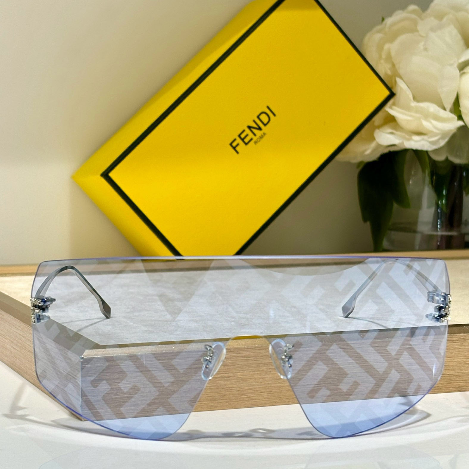 Fendi First Crystal Sunglasses     FE4121U - PerfectKickZ