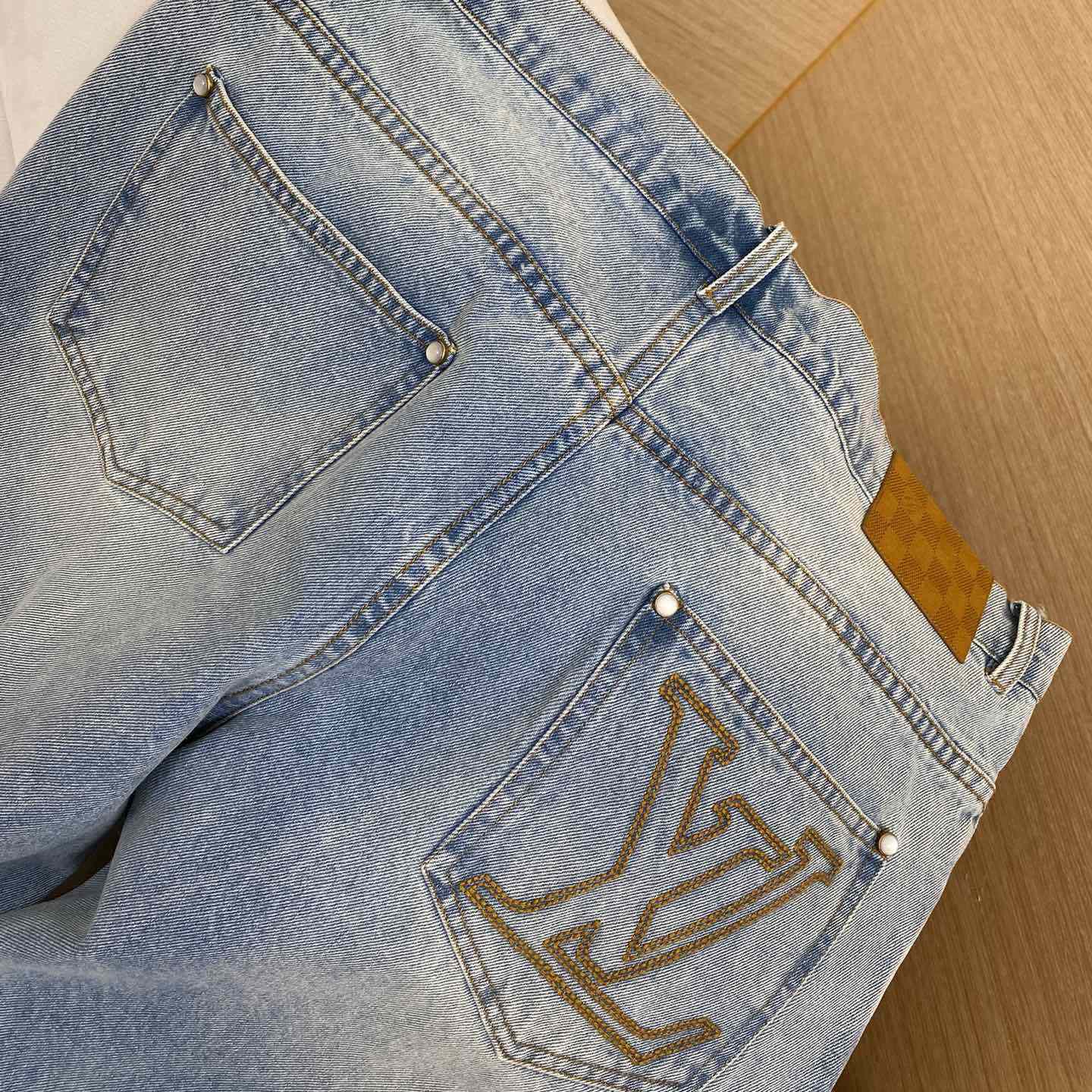 Louis Vuitton Wide Leg Fit Denim Pants  1AGIWK - PerfectKickZ