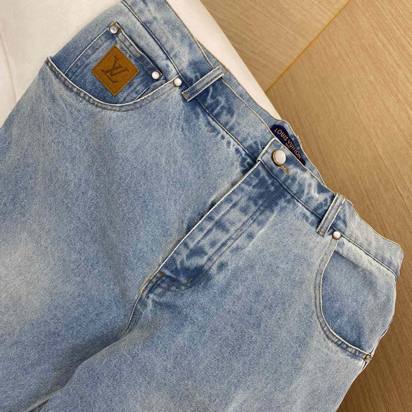 Louis Vuitton Wide Leg Fit Denim Pants  1AGIWK - PerfectKickZ