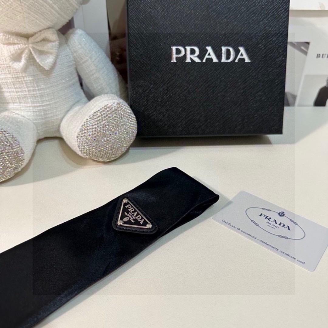 Prada Prada Logo Tie - PerfectKickZ