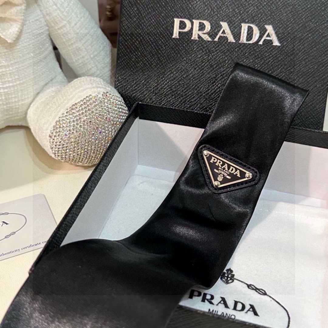 Prada Prada Logo Tie - PerfectKickZ