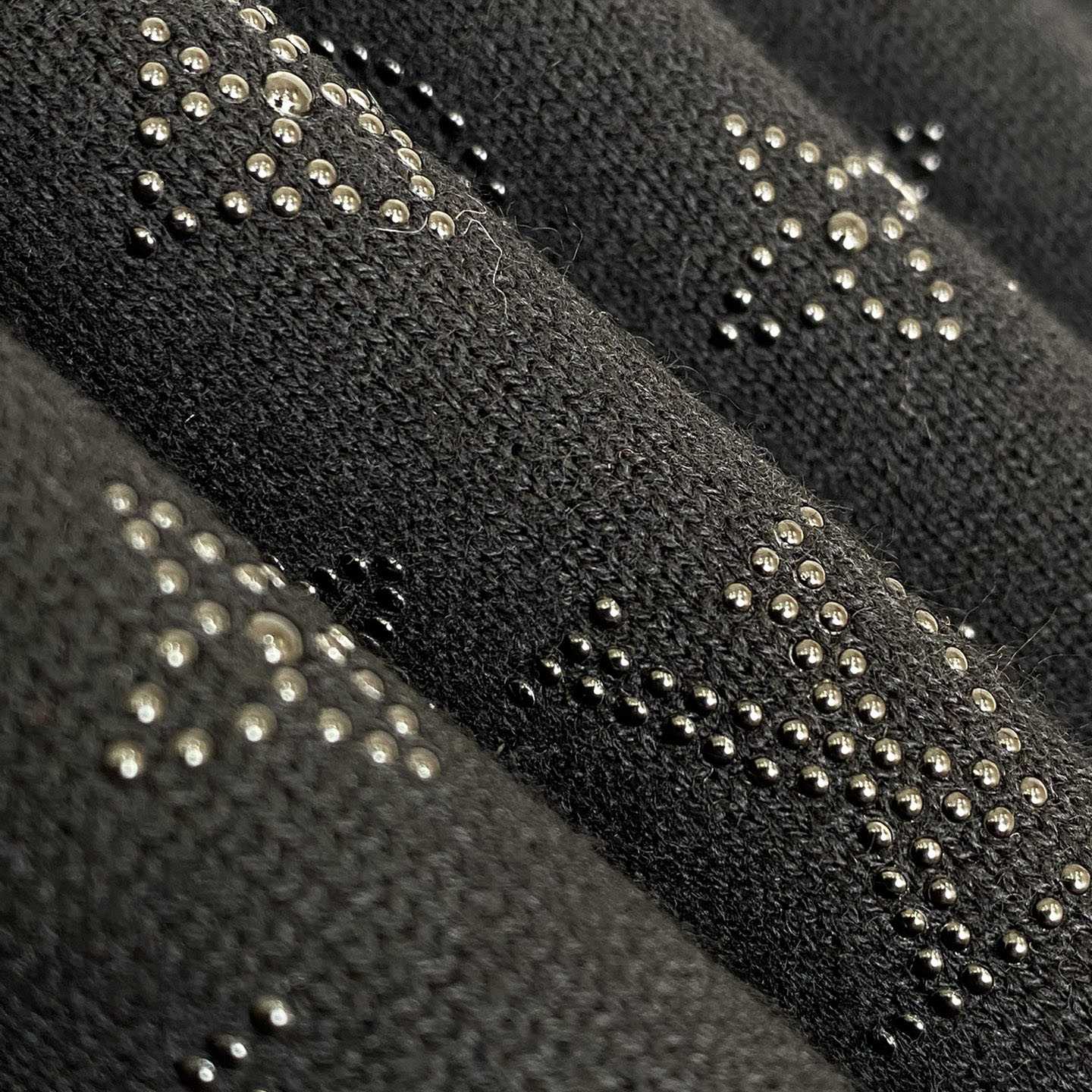 Louis Vuitton Monogram Embellished Wool Evening Crewneck   - 