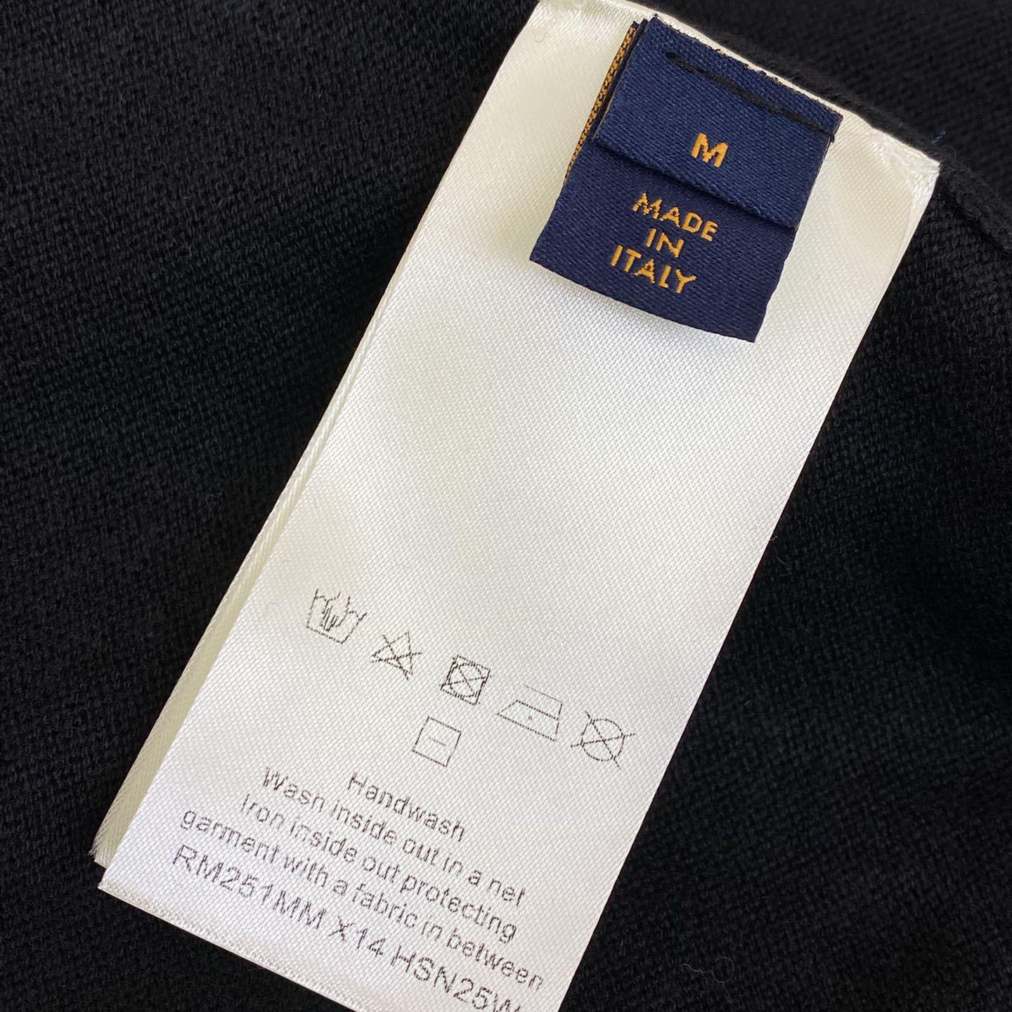 Louis Vuitton Monogram Embellished Wool Evening Crewneck   - 