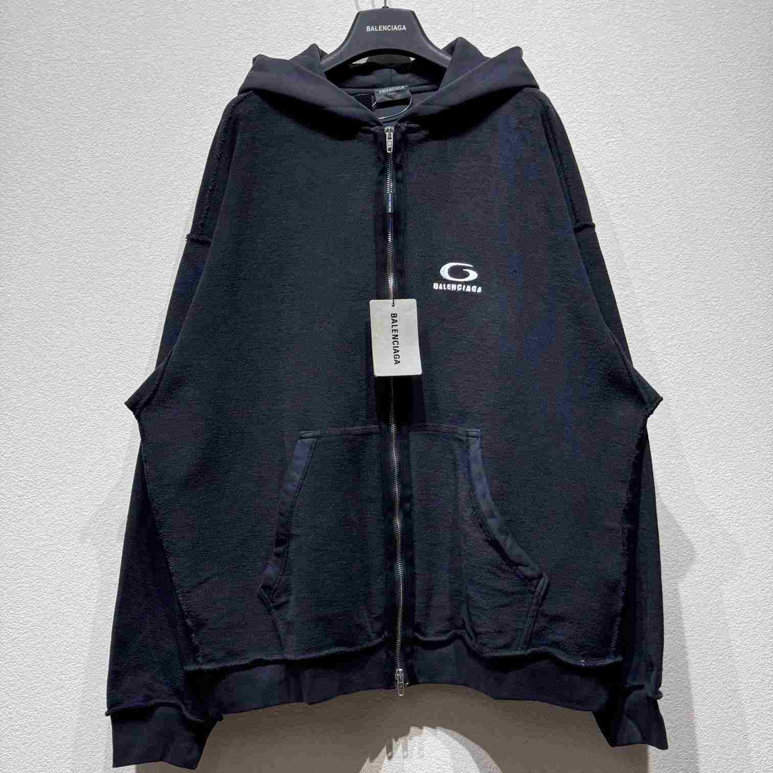 Balenciaga logo-print Hoodie - PerfectKickZ