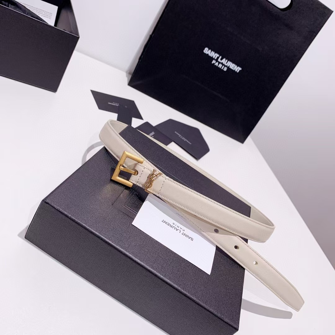 Saint Laurent Leather Belt     - PerfectKickZ