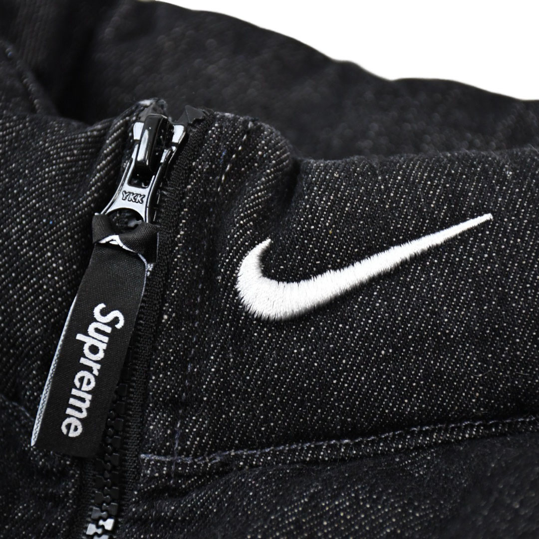 Supreme x Nike Denim Puffer Vest - PerfectKickZ