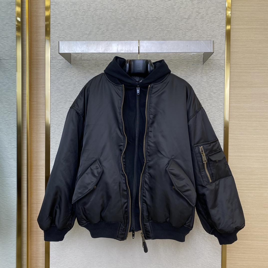 Balenciaga Bomber In Black  - PerfectKickZ