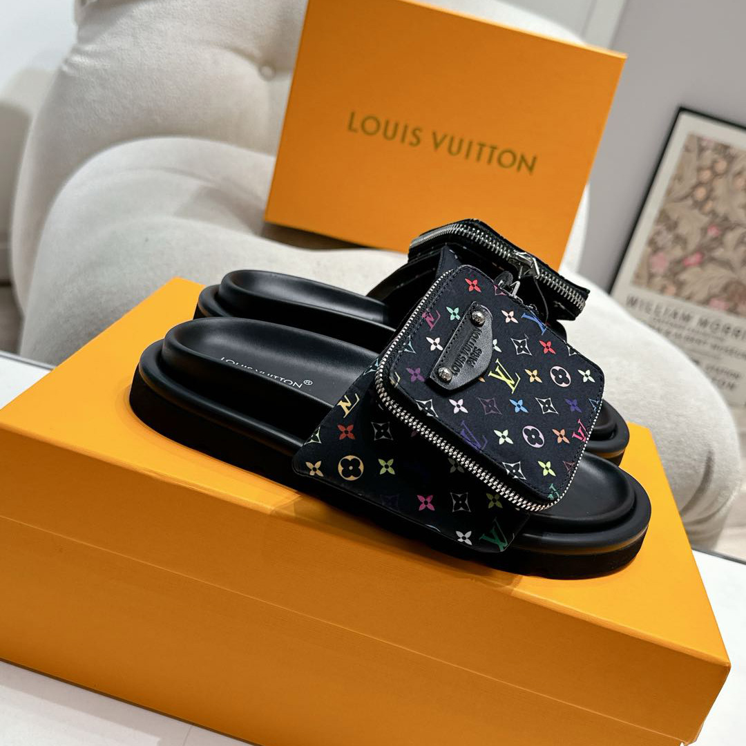 Louis Vuitton LV x TM Pool Pillow Flat Comfort Mule   1AGVRF - PerfectKickZ
