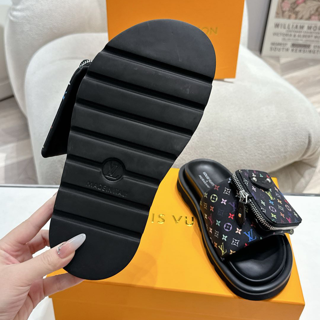 Louis Vuitton LV x TM Pool Pillow Flat Comfort Mule   1AGVRF - PerfectKickZ
