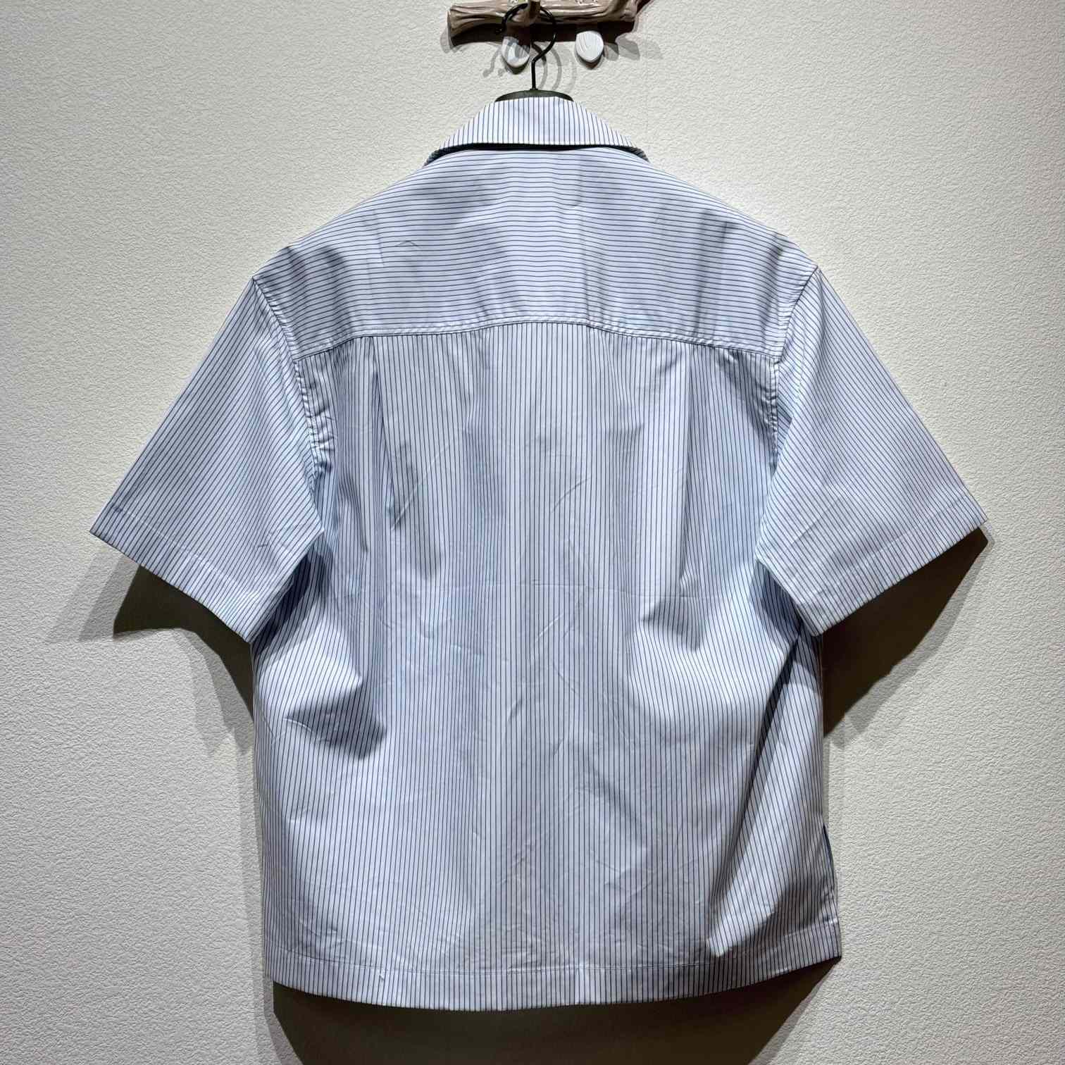 Gucci Embroidered Striped Cotton Shirt - PerfectKickZ