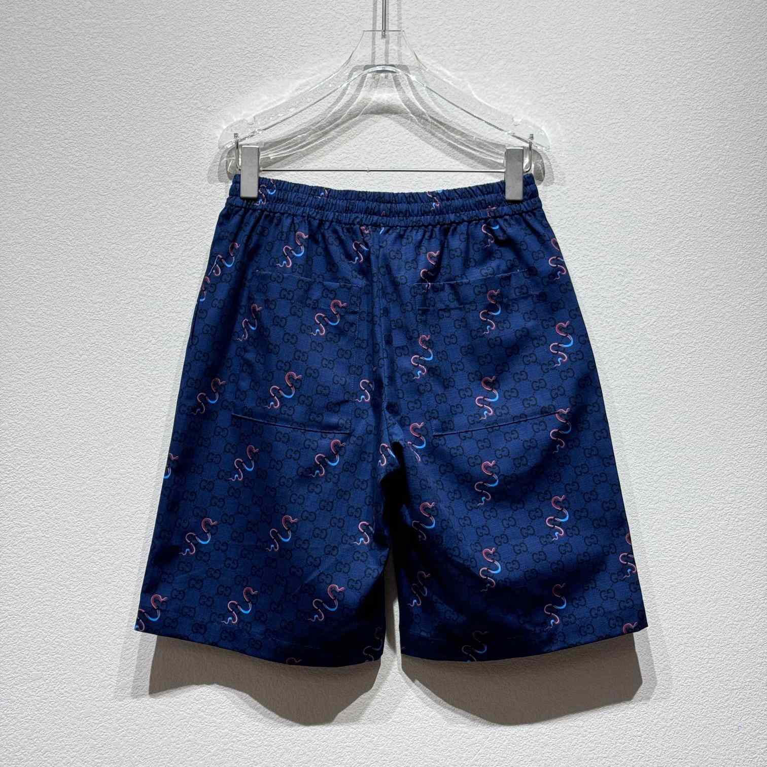 Gucci Printed Cotton Ripstop Shorts - PerfectKickZ