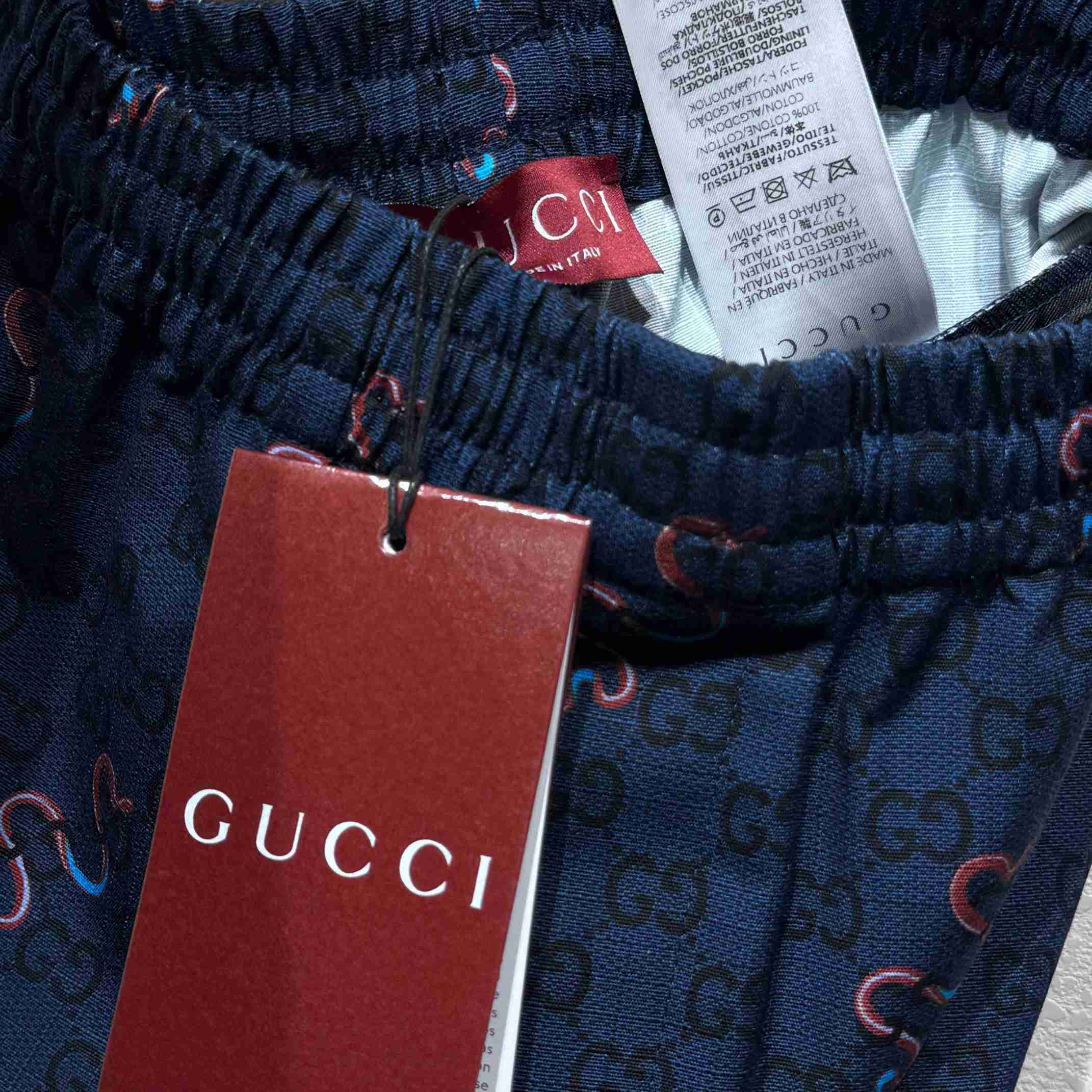 Gucci Printed Cotton Ripstop Shorts - PerfectKickZ