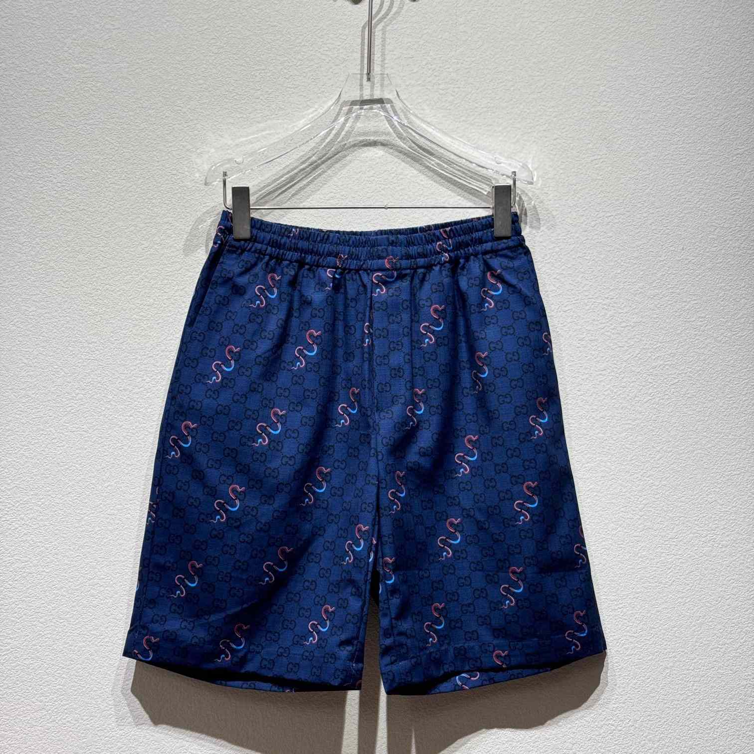 Gucci Printed Cotton Ripstop Shorts - PerfectKickZ