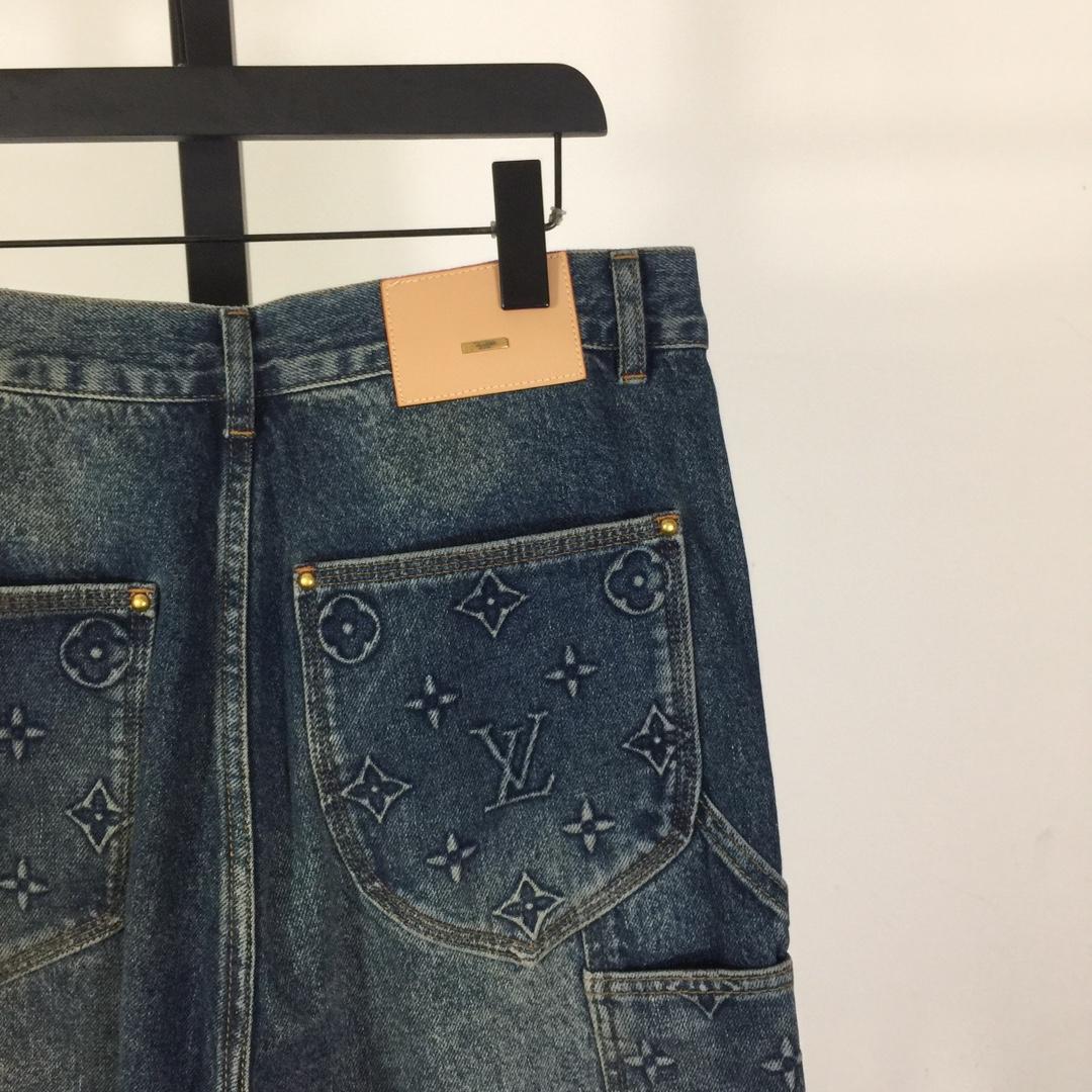 Louis Vuitton Monogram Carpenter Jeans - PerfectKickZ