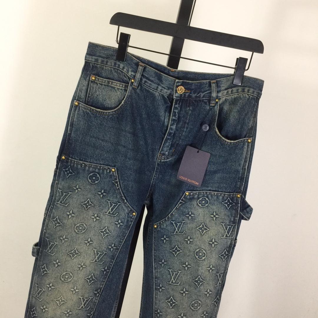 Louis Vuitton Monogram Carpenter Jeans - PerfectKickZ