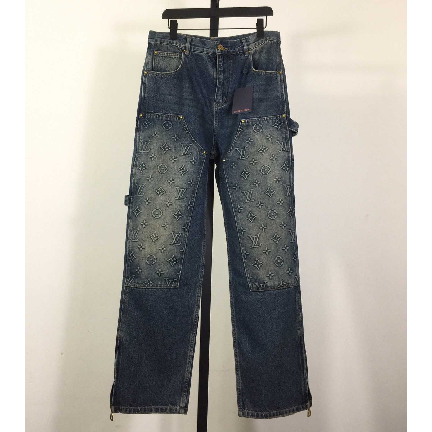 Louis Vuitton Monogram Carpenter Jeans - PerfectKickZ